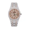 AP STAINLESS STEEL 41MM MOISSANITE DIAMOND WATCH 35CT WITH TWO-TONE OPTION - Image 2