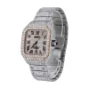 CS TWO TONE 41MM MOISSANITE DIAMOND WATCH 35CT - Image 4