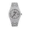 AP STAINLESS STEEL 41MM MOISSANITE DIAMOND WATCH 35CT WITH TWO-TONE OPTION