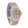 AP STAINLESS STEEL 41MM MOISSANITE DIAMOND WATCH 35CT WITH TWO-TONE OPTION - Image 5