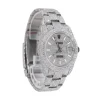 DJ 41MM MOISSANITE DIAMOND TWO ROW STONE BEZEL WATCH 35CT - Image 4