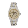 AP STAINLESS STEEL 41MM MOISSANITE DIAMOND WATCH 35CT WITH TWO-TONE OPTION - Image 6