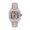 CS TWO TONE 41MM MOISSANITE DIAMOND WATCH 35CT - Image 7