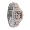 CS TWO TONE 41MM MOISSANITE DIAMOND WATCH 35CT - Image 8
