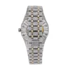 AP STAINLESS STEEL 41MM MOISSANITE DIAMOND WATCH 35CT WITH TWO-TONE OPTION - Image 8