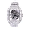 CS SKELETON 41MM VVS MOISSANITE DIAMOND WATCH 35CT