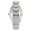 DJ 41MM MOISSANITE DIAMOND BIG STONE BEZEL WATCH 35CT - Image 3