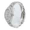 DJ 41MM MOISSANITE DIAMOND BIG STONE BEZEL WATCH 35CT - Image 4