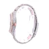 DJ TWO-TONE GOLD 41MM MOISSANITE DIAMOND WATCH 35CT - Image 4