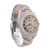 DJ TWO-TONE ROSE GOLD ROMAN NUMERALS 41MM MOISSANITE DIAMOND WATCH 35CT - Image 2