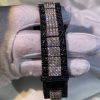 Cartier Black And Gold Moissanite Daimond Watch - Image 2